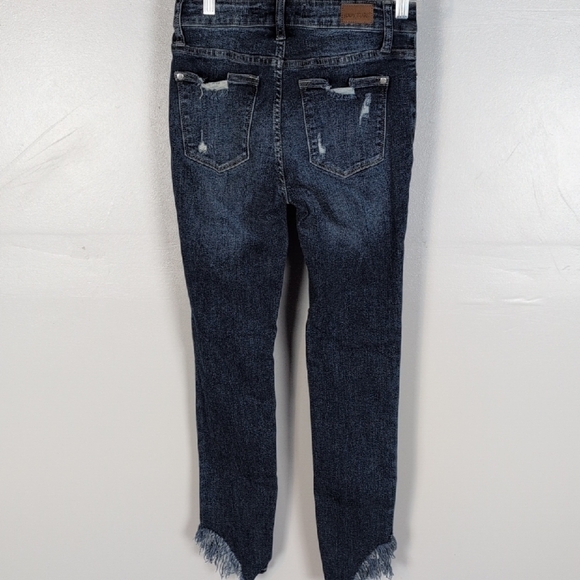 Judy Blue Distressed Skinny Fit Jeans - Picture 8 of 16